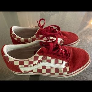 Vans Old Skool Checkered Red